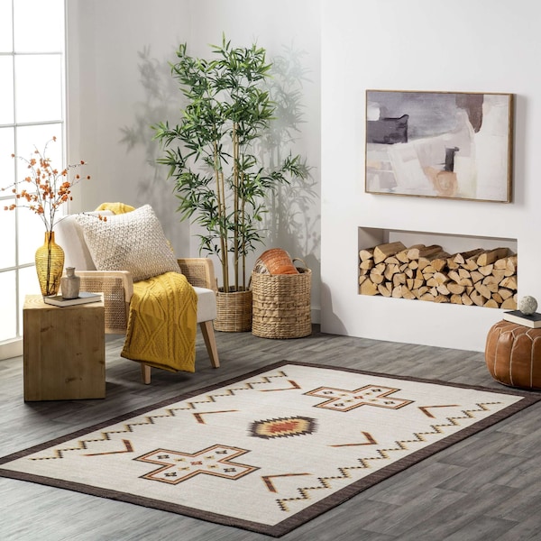 Nuloom Colbie Tribal Machine Washable Area Rug 4ft x 6ft SVMN01B-406 - main